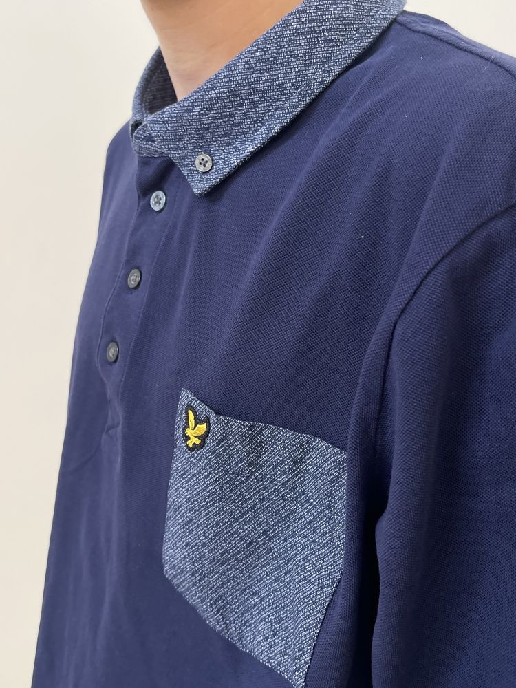 Синій Lyle&Scott polo