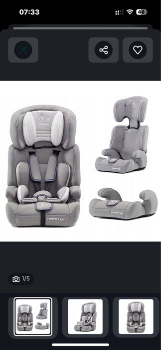 Автокресло Kinderkraft 9-36kg