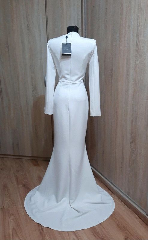 Suknia ślubna sukienka ślub cywilny poprawiny syrenka na zmianę wesele