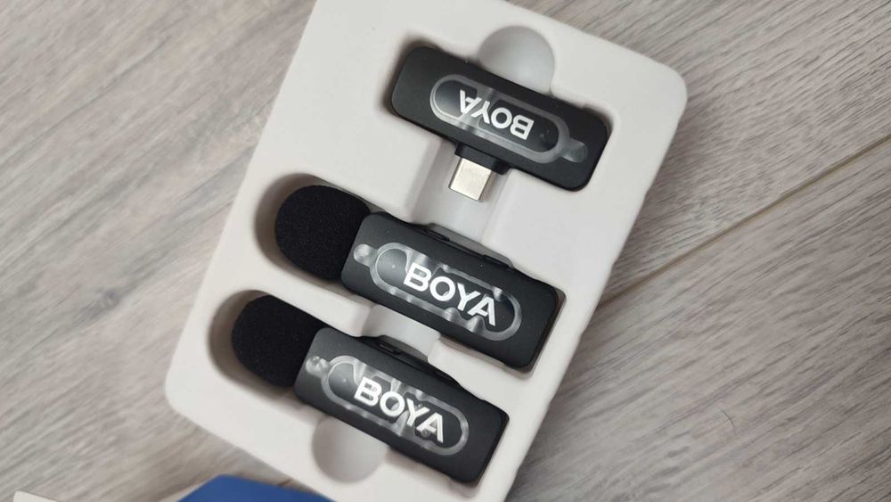 Професійний мікрофон Boya (BY-V20) usb-c, подвійний