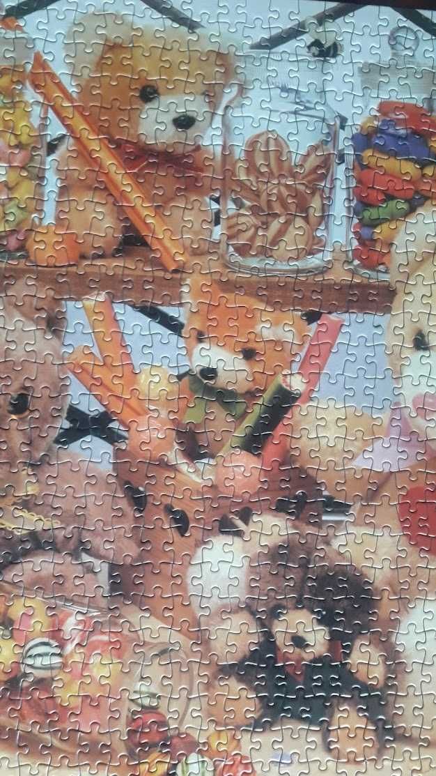 Подарунок закоханим пазл 1000 "Мир Тедди" Англия Puzzle Jigsaw мишки