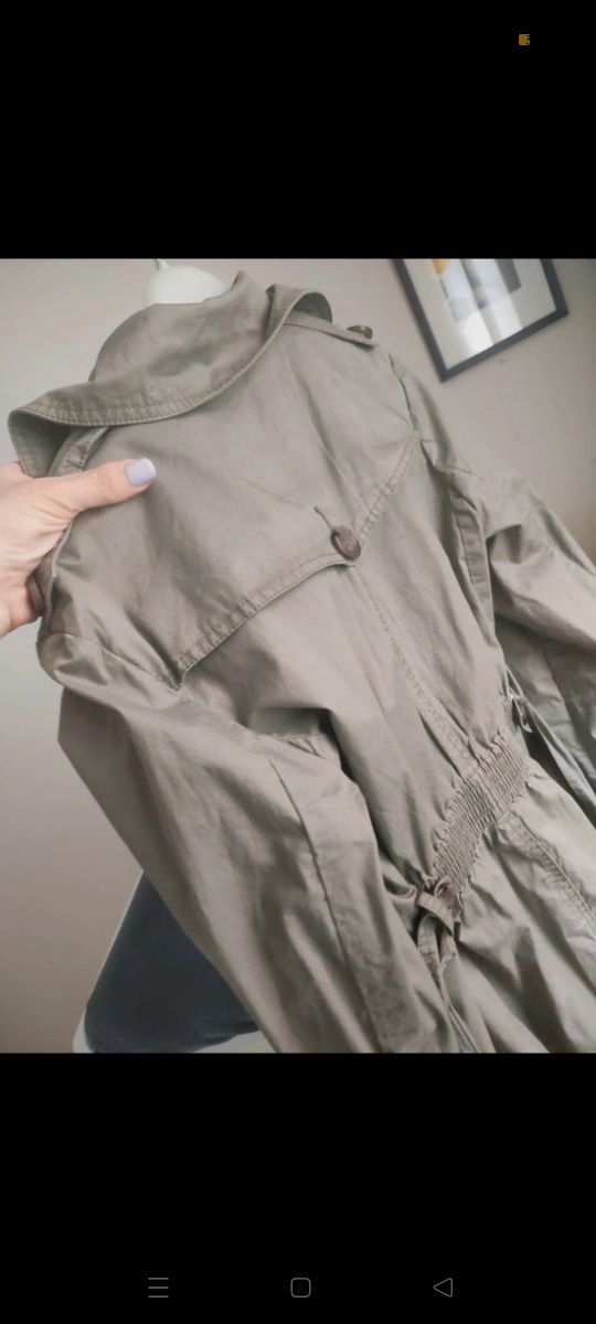 Płaszcz parka khaki