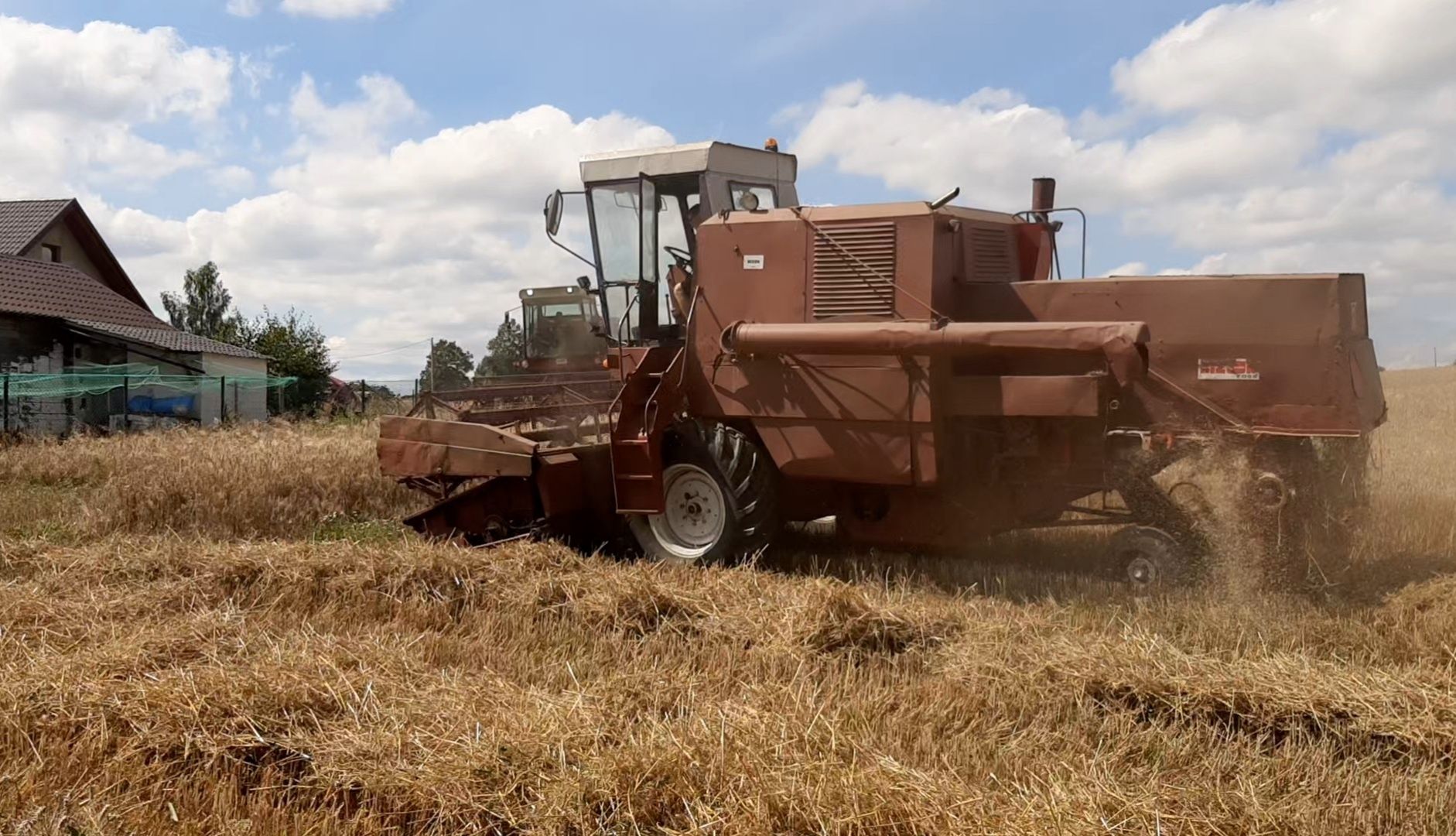 Kombajn Bizon Z056 Kabina Sieczkarnia