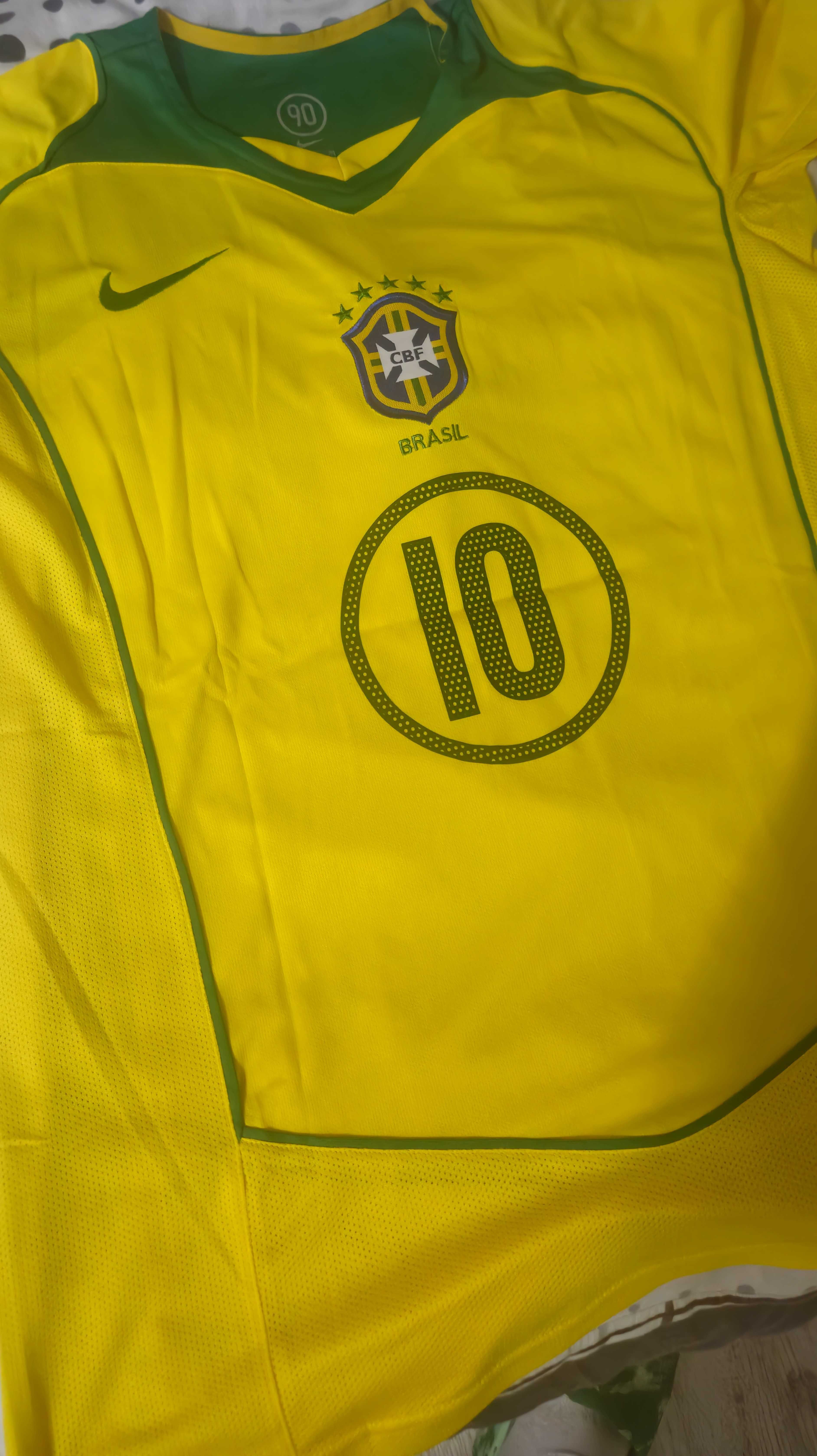Koszulka Ronaldinho 10 Brazylia 2004 domowa