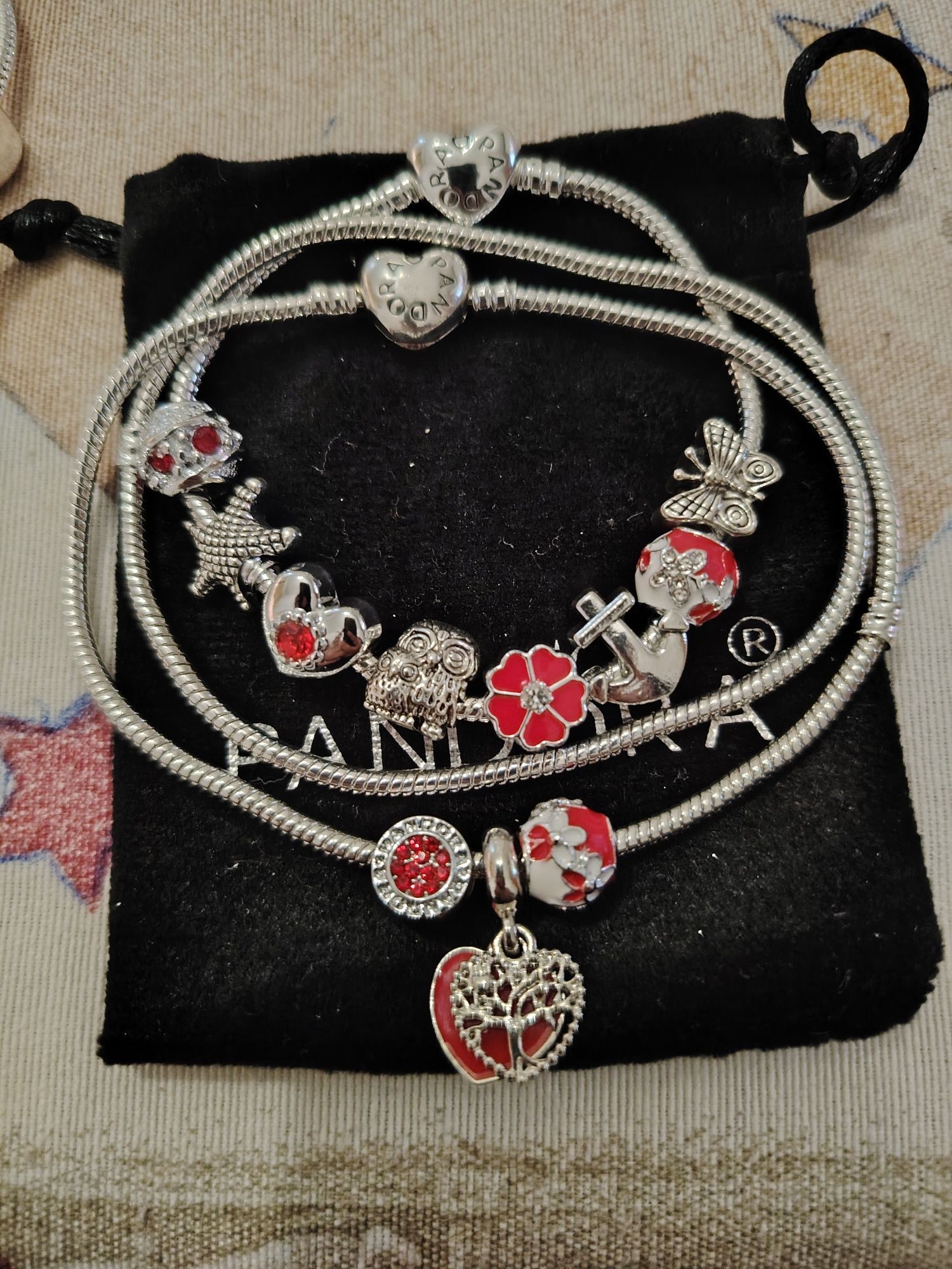 Conjunto colar e pulseira