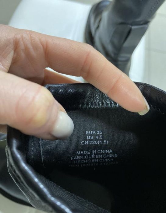 Демісезонні чоботи, осінні чоботи, 34 - 35 размер демисезонные ботинки