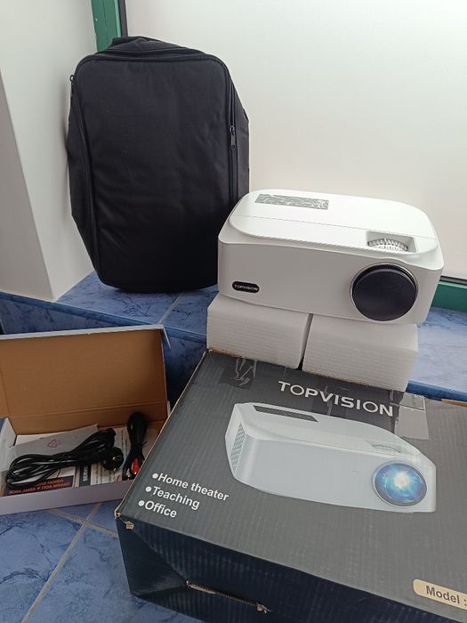 Projektor LCD TopVision TP-98 - rzutnik, biały