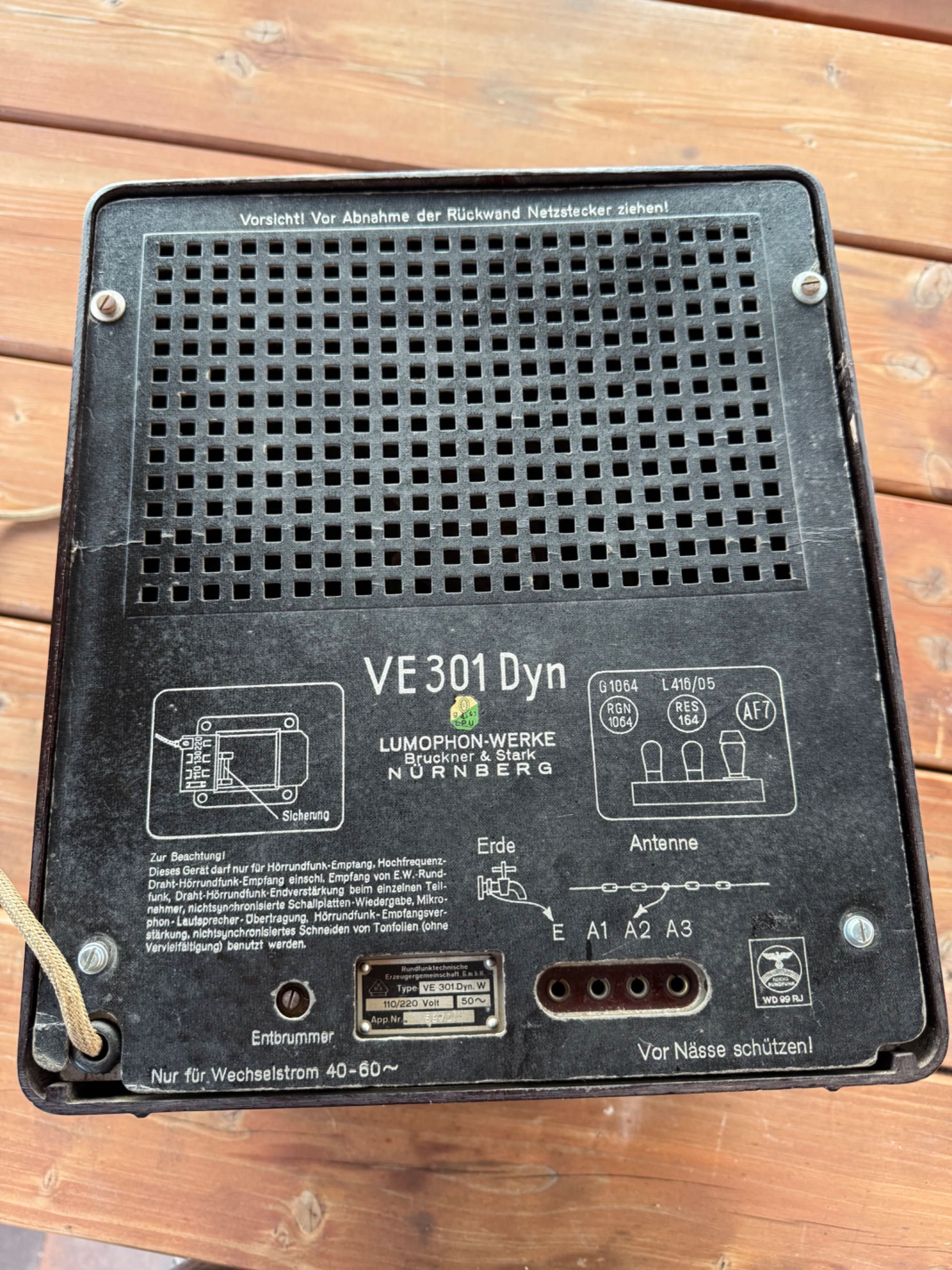 Radio VE 301 Dyn. W