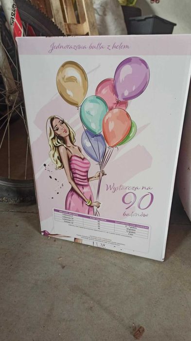 Nowa butla z helem na 90 balonów