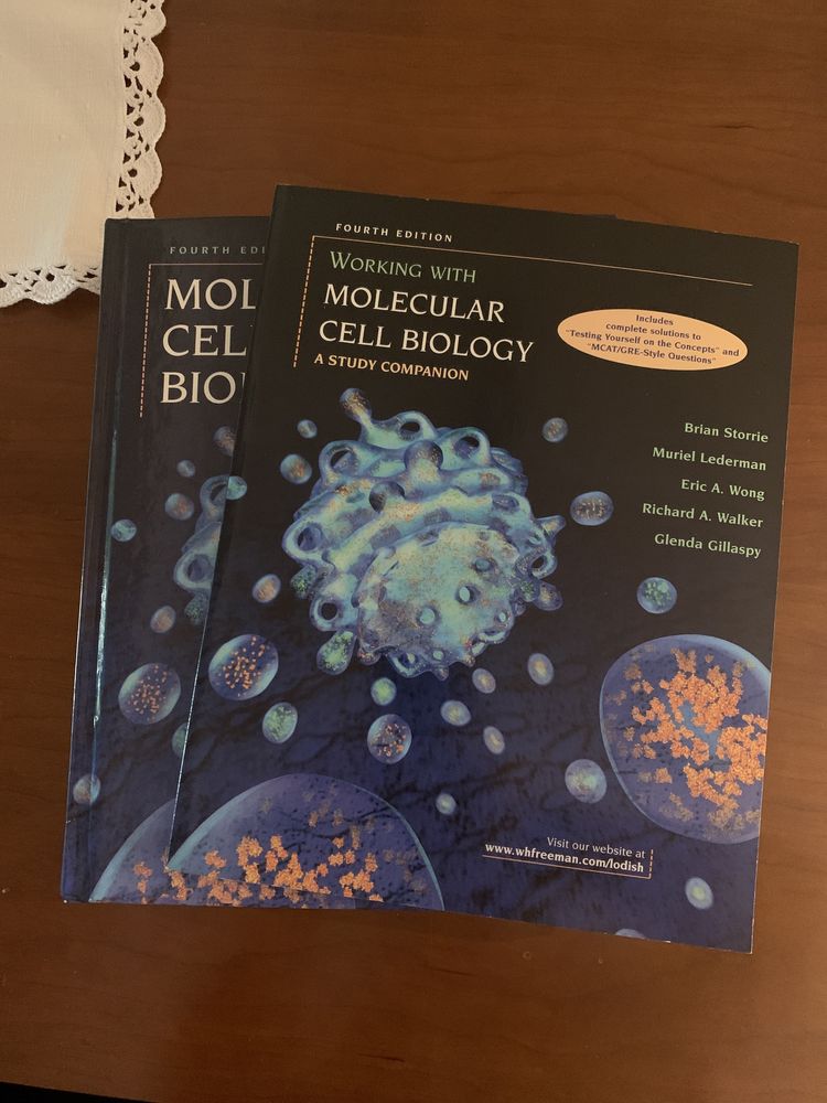 Molecular Cell Biology- livro de texto e livro de exercícios