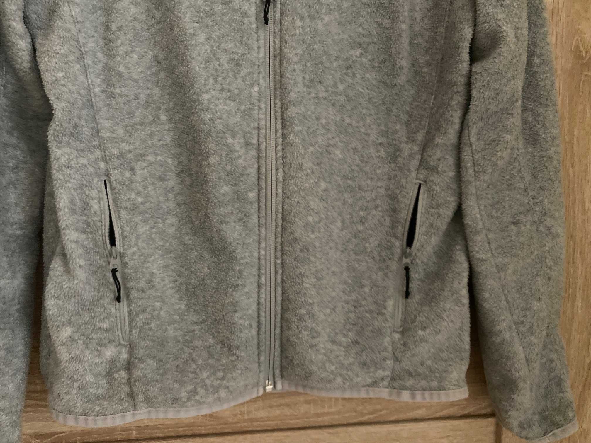 Bluza sportowa z polaru szara , Decathlon rozmiar 158-164
