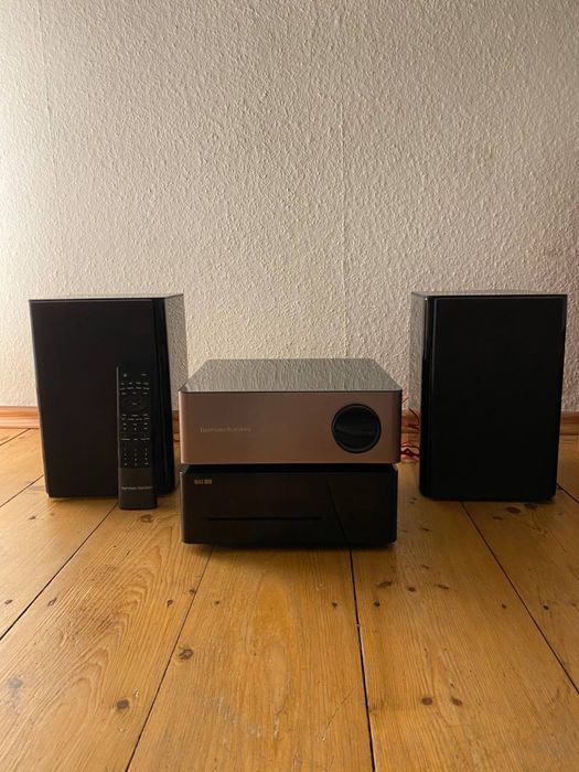 Система Technics SL-D310 + Harman Kardon MAS 100