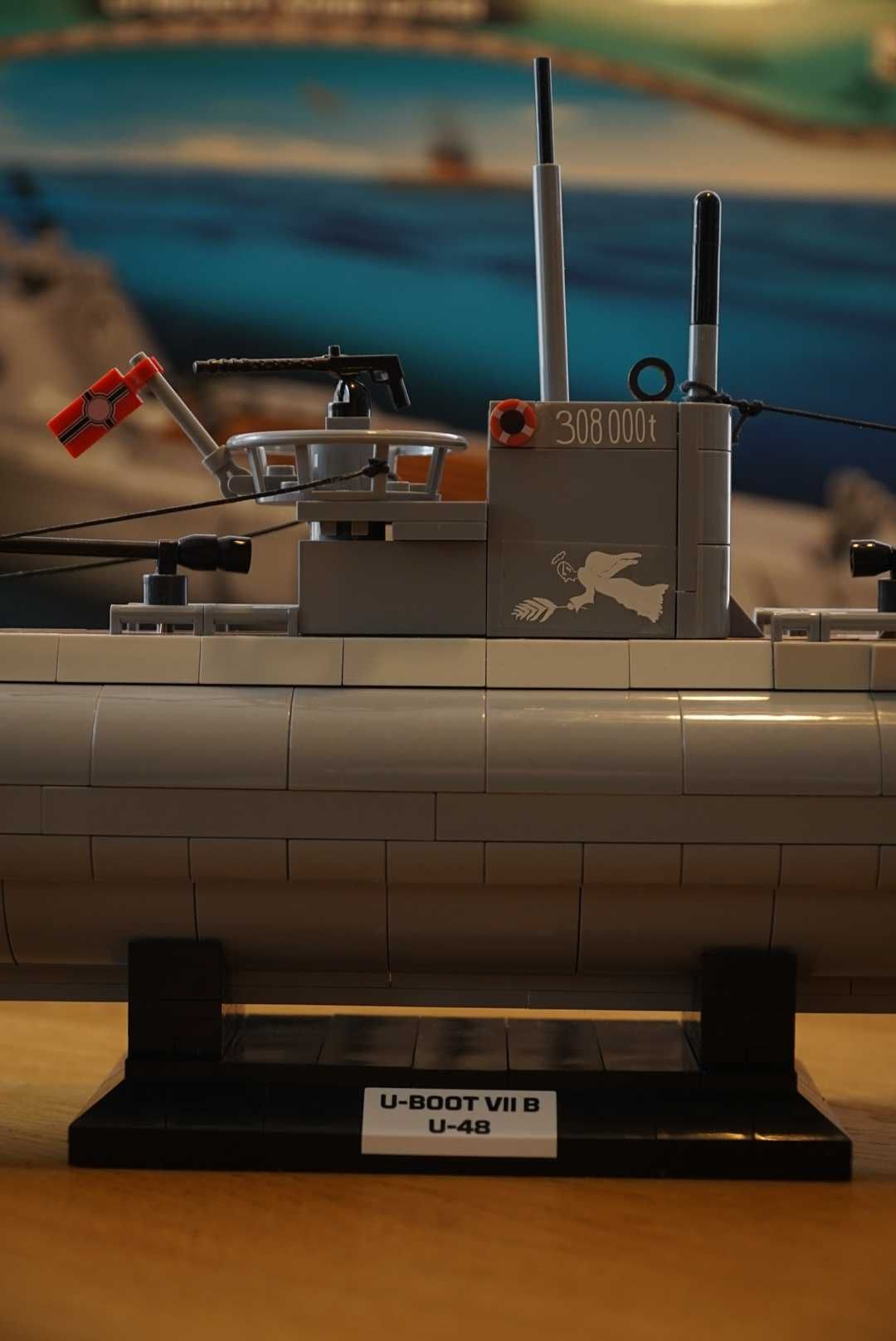 Łódź podwodna U-Boot VIIB U-48 Cobi Instrukcja+Pudełko!