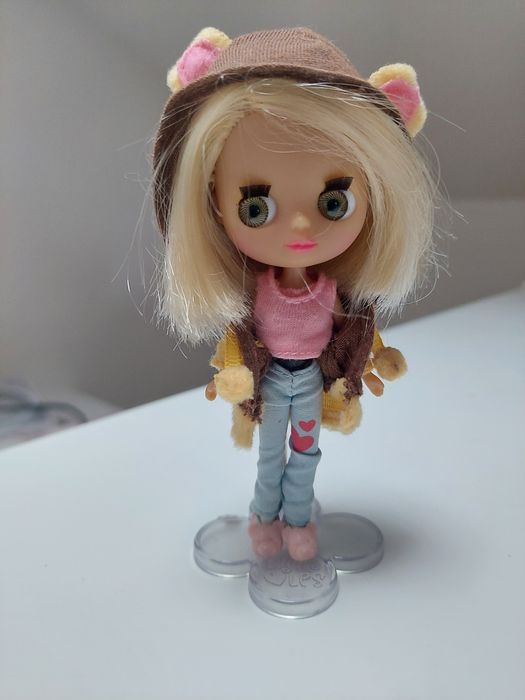 Lps lalka blythe miś + stojak
