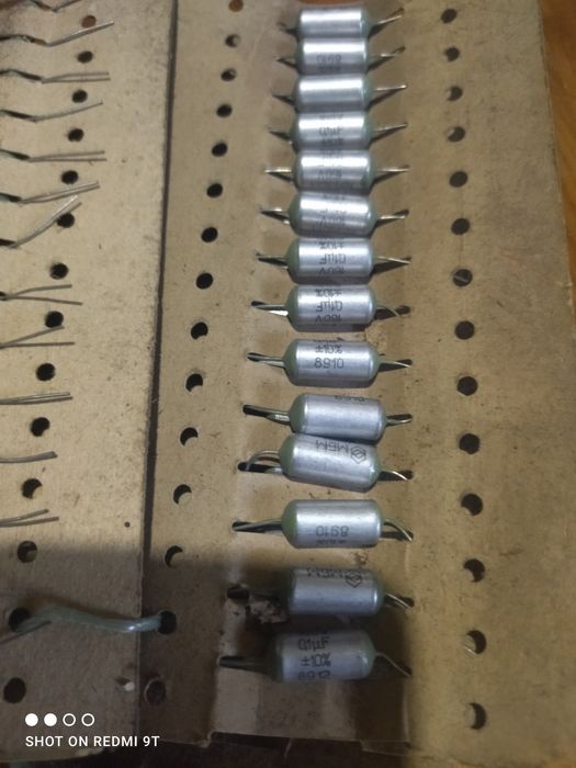 Конденсатори МБМ 160 v 0.1mf