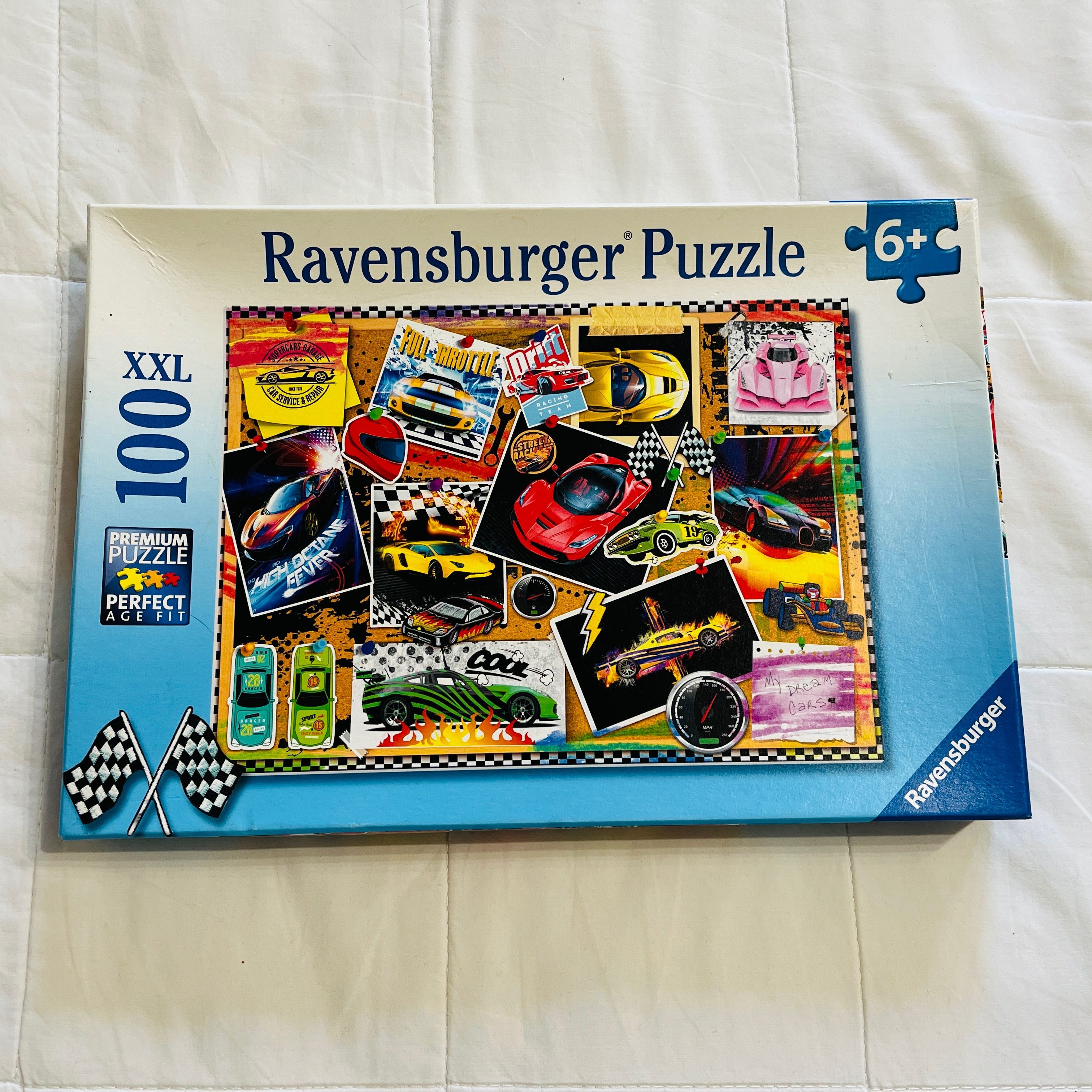 Puzzle 100 samochody Ravensburger