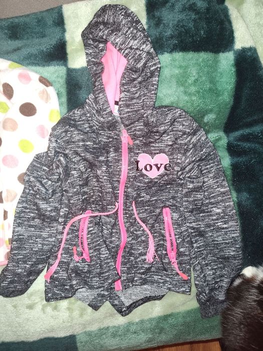 3 bluzy dla dziewczynki (bliźniaczek) 110-116 cm