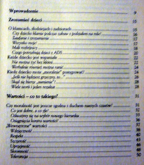 Jak dzieci uczą się wartości Elke Leger spis