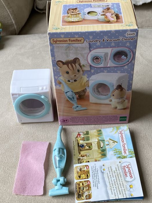 Sylvanian Families пральна машина магазин аксесуари одяг, кот, зайк