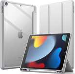 JETech iPad 10.2'' 7 8 9 etui pancerne stojak Smart Cover pencil srebn