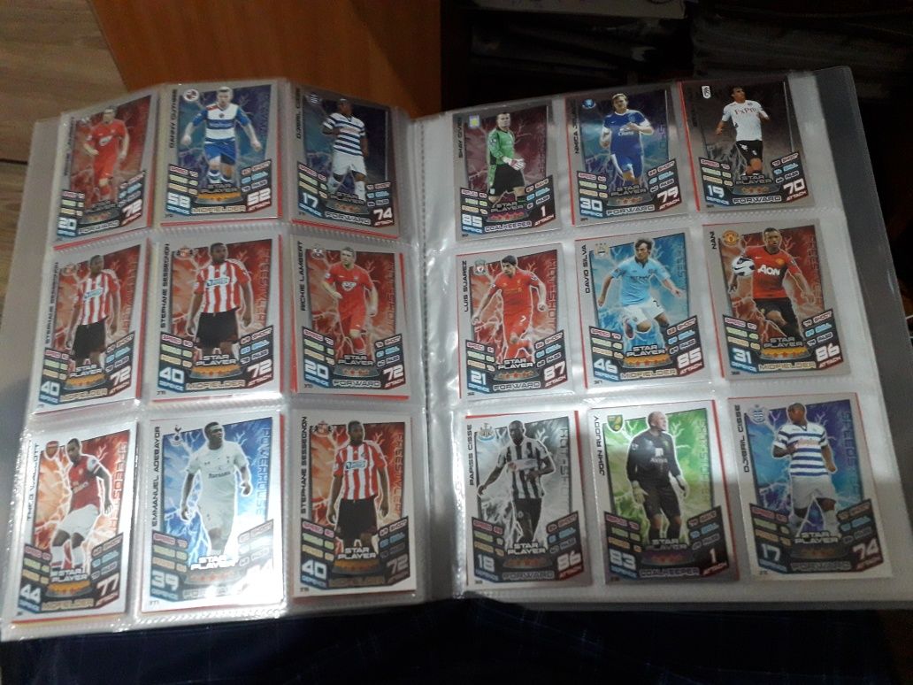 Match Attax 2012/2013 karty STAR PLAYER i STAR SIGNING