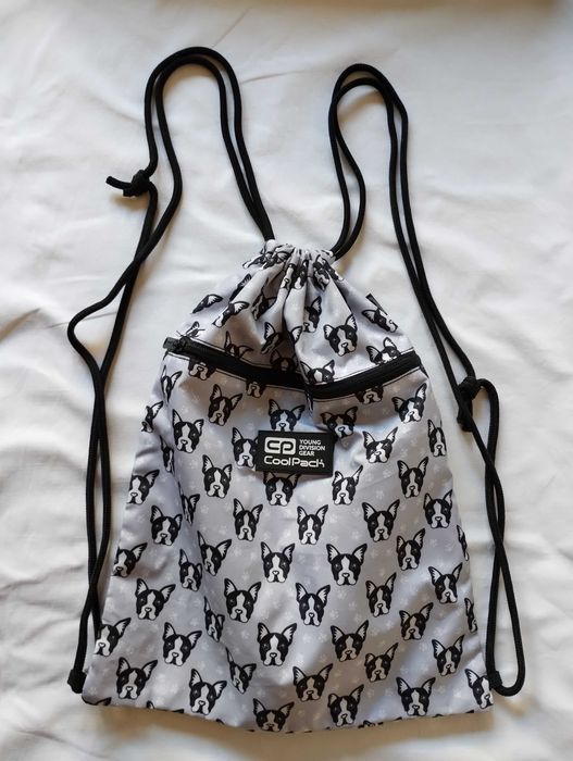 Worek na buty na sznurkach z kieszenią plecak 33 x 41 cm NOWY