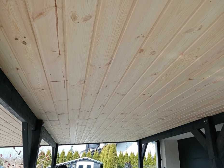 Wiata zadaszenie taras konstrukcja drewniana na wymiar Carport