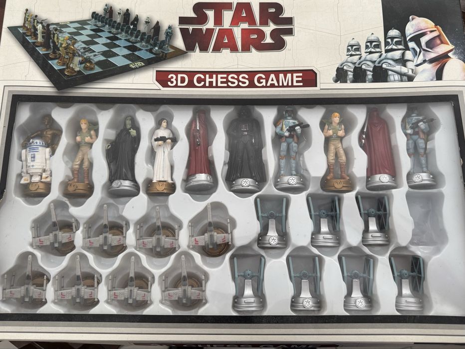 Jogo de Xadrez 3D Star Wars