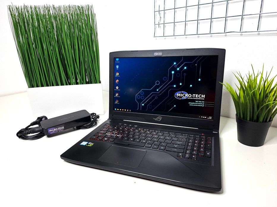 Laptop Gamingowy ASUS ROG GL503V i7-7700 GTX1050 16GB 512GB+1TB W11