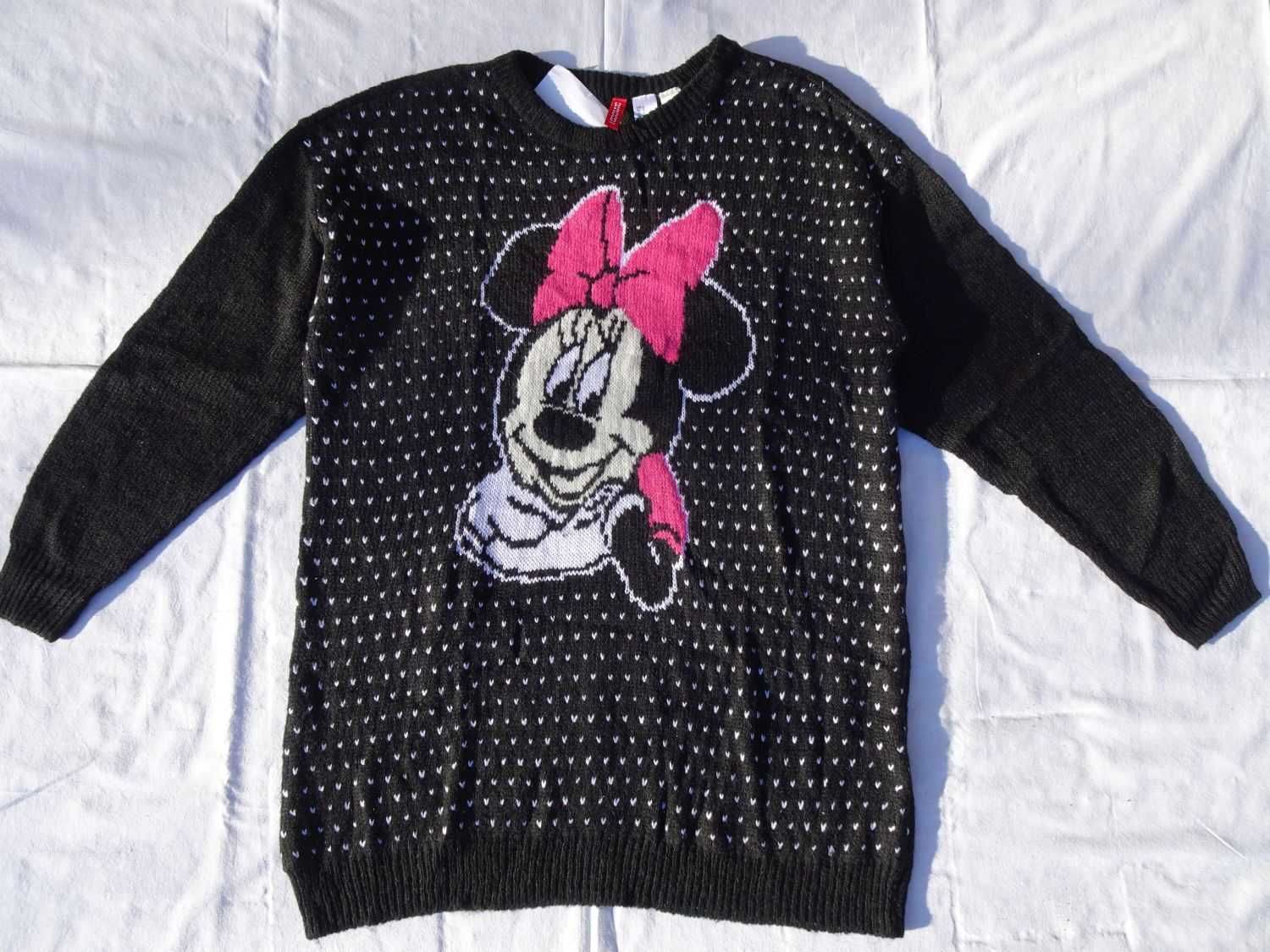 H&M Sweter dłuższy DISNEY  NOWY 36 38