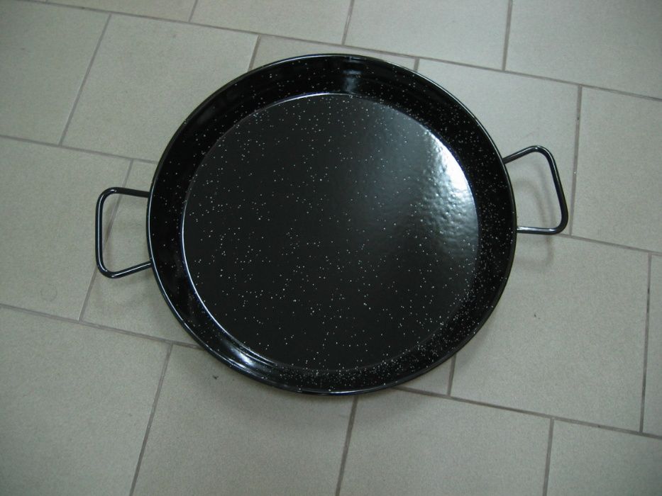 Paelleira fogão paella paelha paelheira em esmalte
