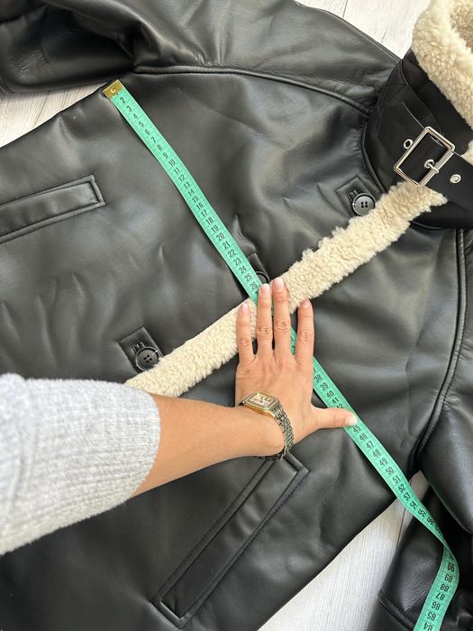 Дублянка дубльонка дублёнка zara xs s 8 зара зі стійкою стойкой