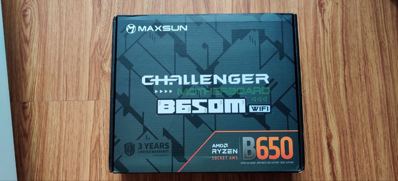 Материнська плата Maxsun Challenger B650 wifi ddr5, Jginyue b650m plu