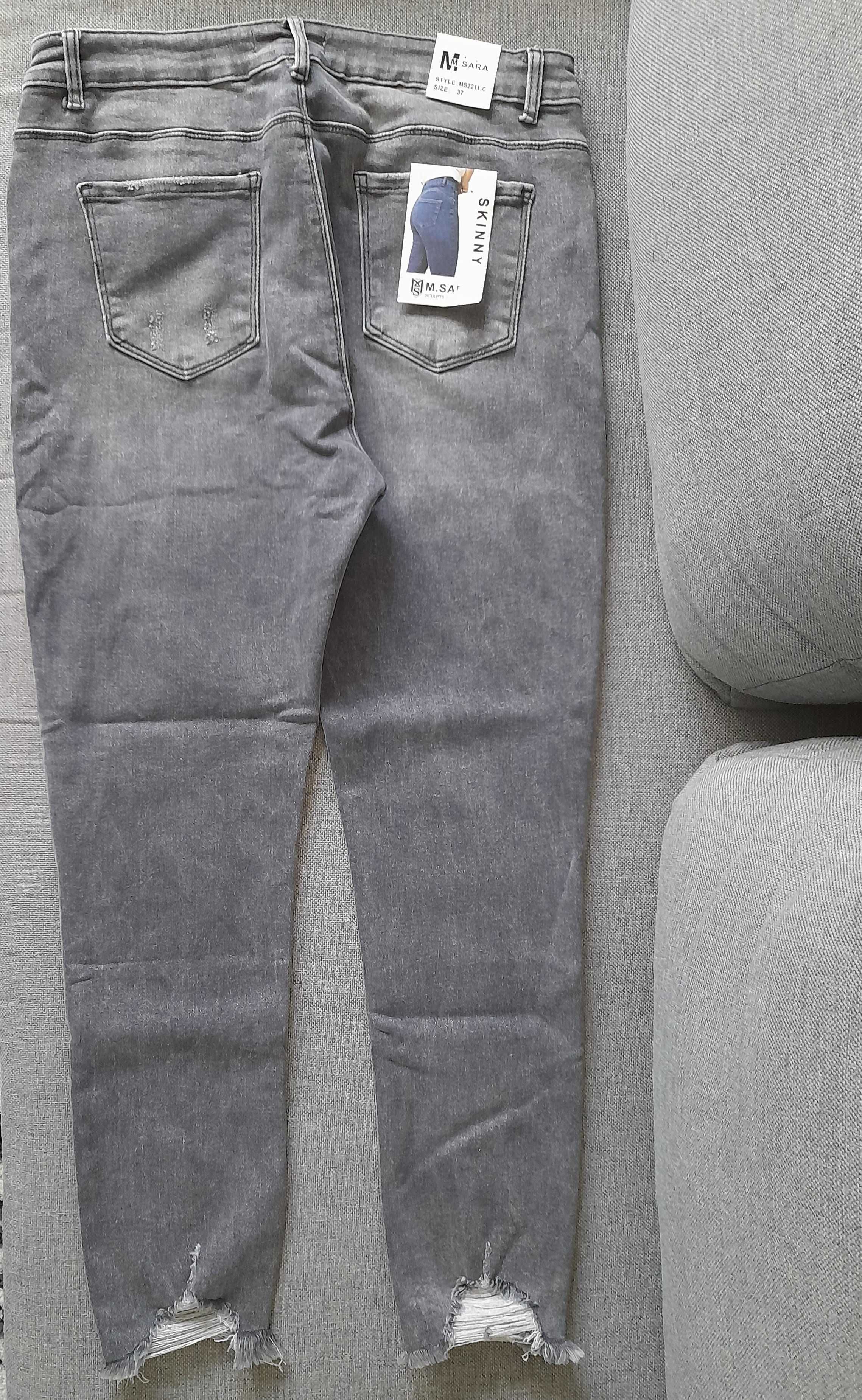 spodnie dżinsowe marki MSARA NOWE!