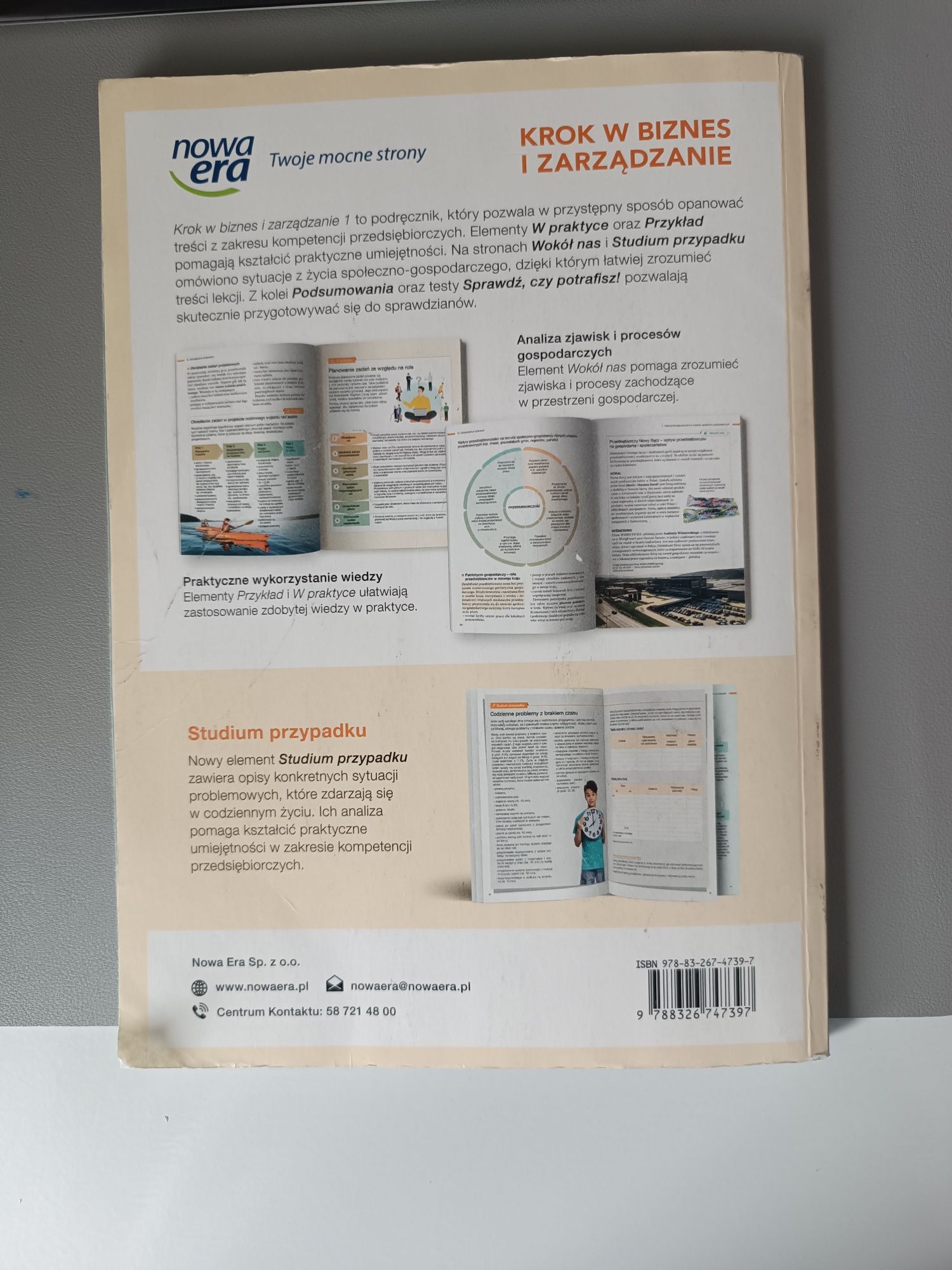 "Krok w biznes i zarządzanie 1" podręcznik dla liceum i technikum