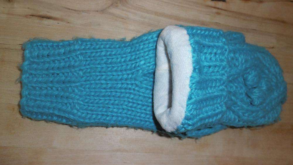 Czapka rękawiczki komplet zimowy smerfy czapka zima rekawiczki