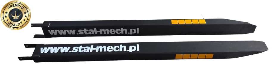 Przedłużki wideł 2200x140x70 5mm S355 J2H Widły Nakładki wózek widłowy