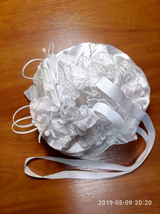 Белая свадебная сумочка, сумка, как новая