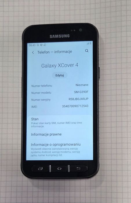 Samsung Galaxy Xcover 4 sprawny
