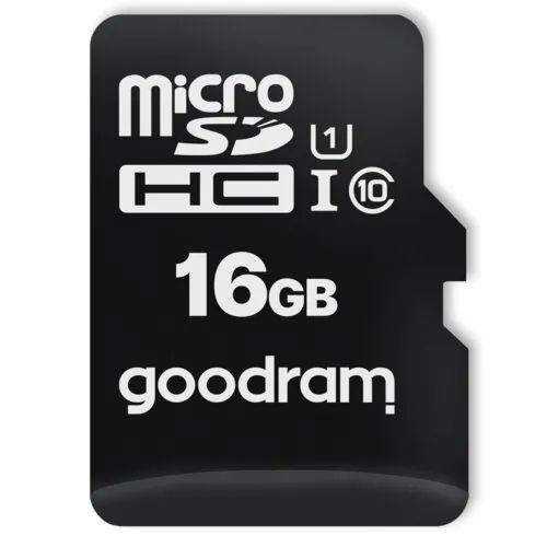 Karta pamięci micro SD GOODRAM 16GB CLASS 10 UHS-I do telefonu aparatu