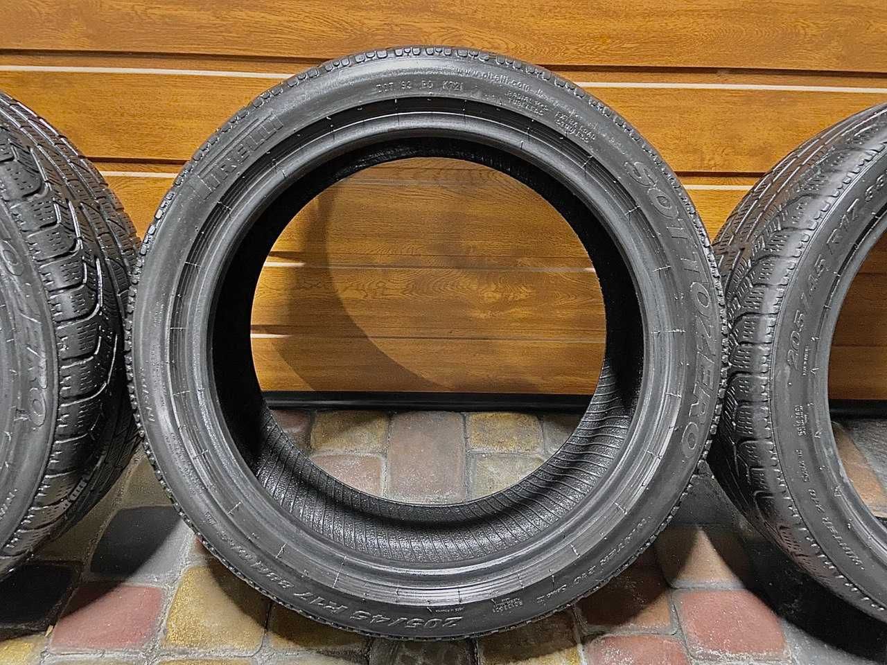Шини Pirelli Sottozero 205/45/R17. Made in Romania.