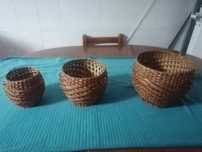Vasos cachepot em verga
