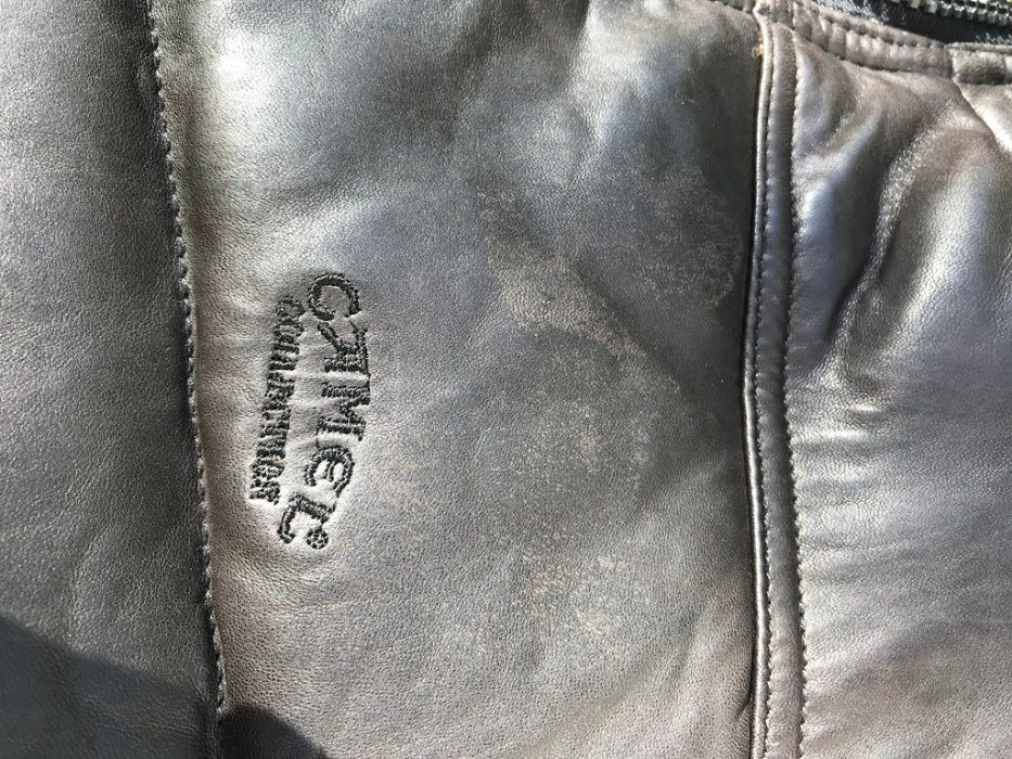 Kurtka skórzana zimowa Camel Collection