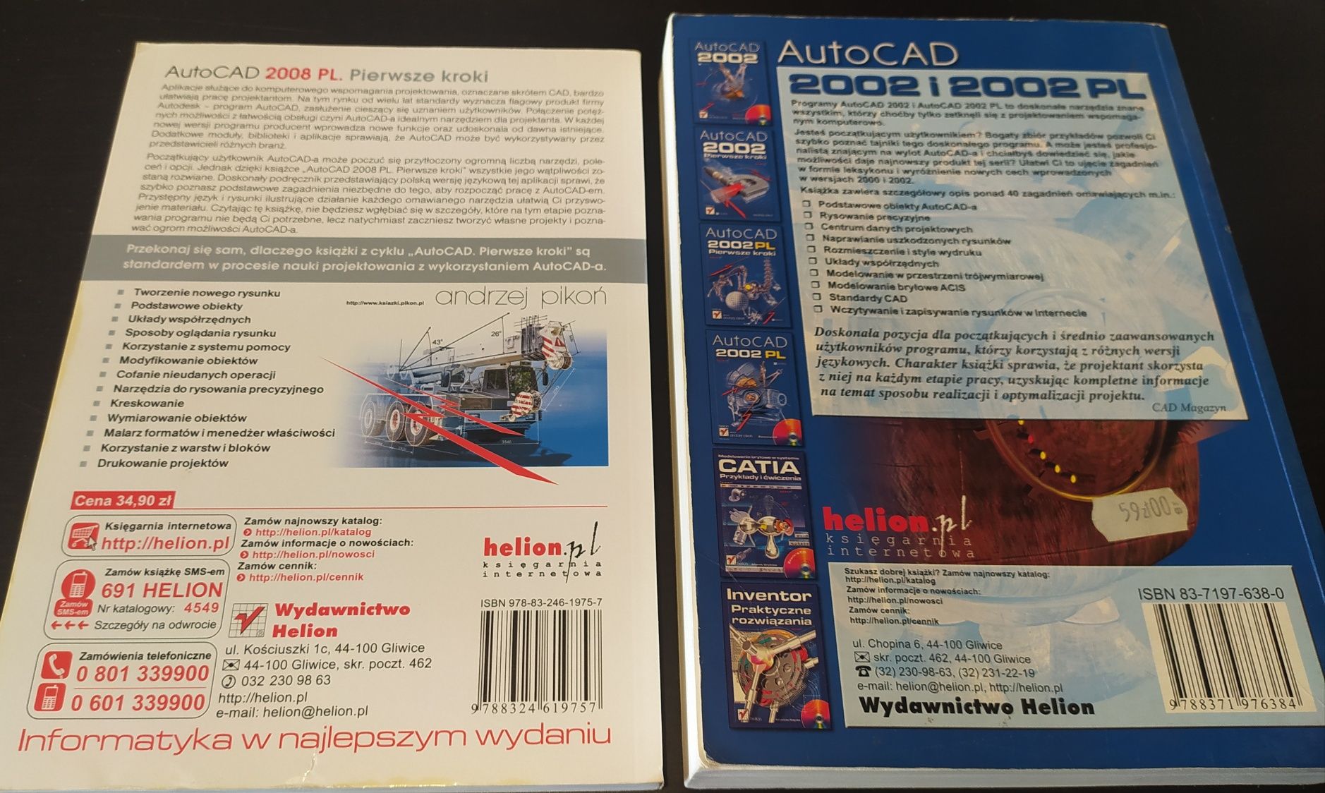 AutoCAD 2002 i 2002 PL AutoCad 2008 PL HELION