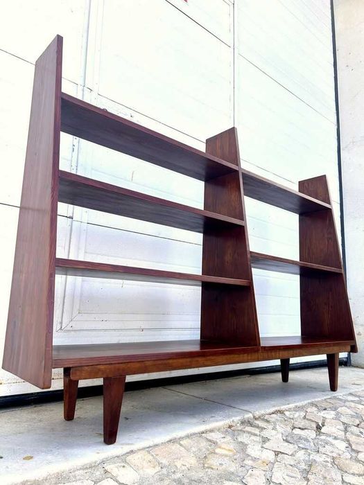 Estante dupla olaio vintage 140comp x 15prof x 26,5prof x 101alt.