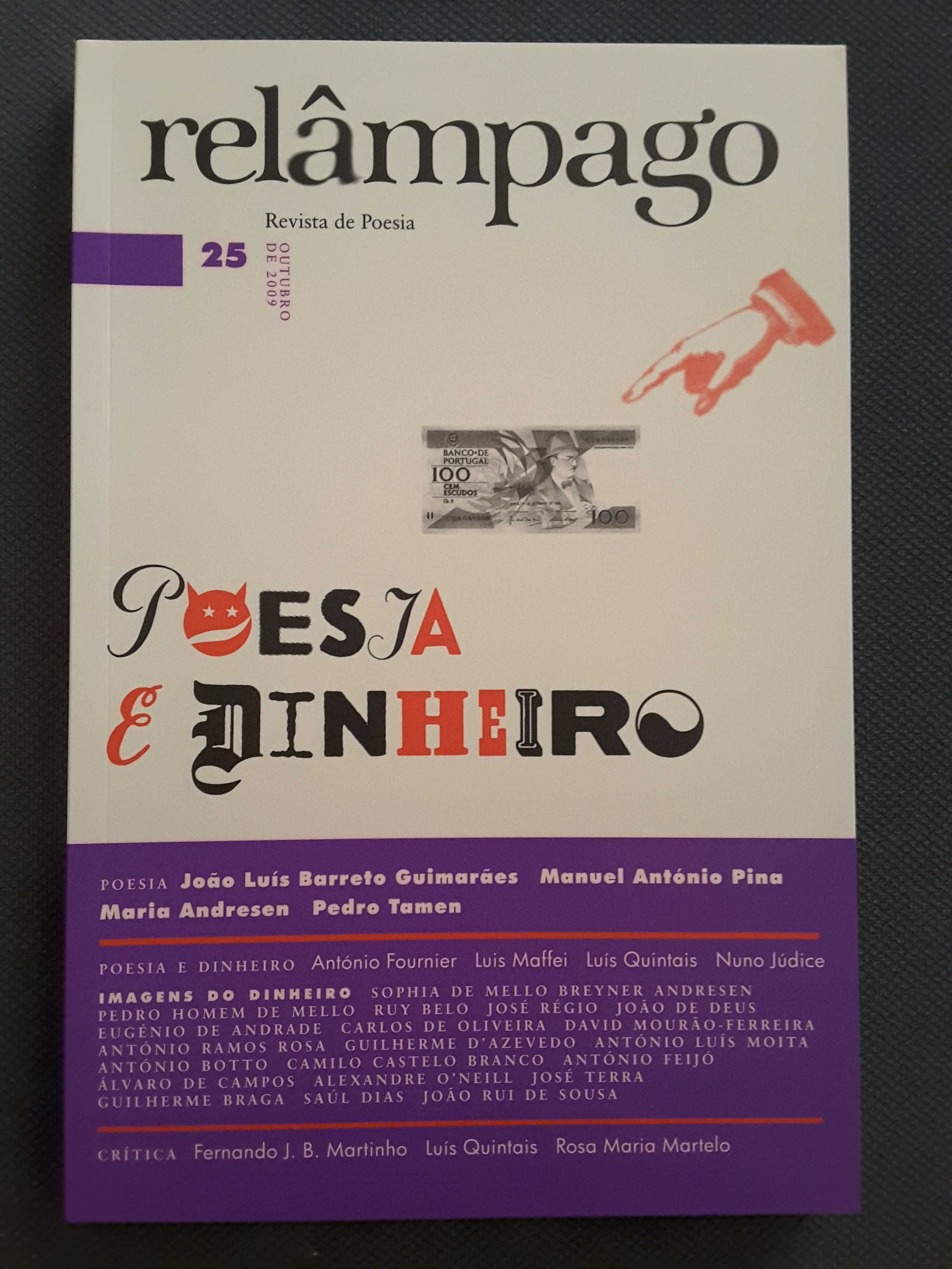 Relâmpago. Revista de Poesia / Ana Marques Gastão / Emanuel de Sousa