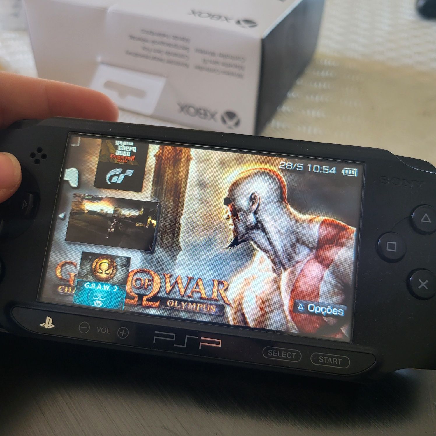 Psp com desbloqueio com +50 jogos
