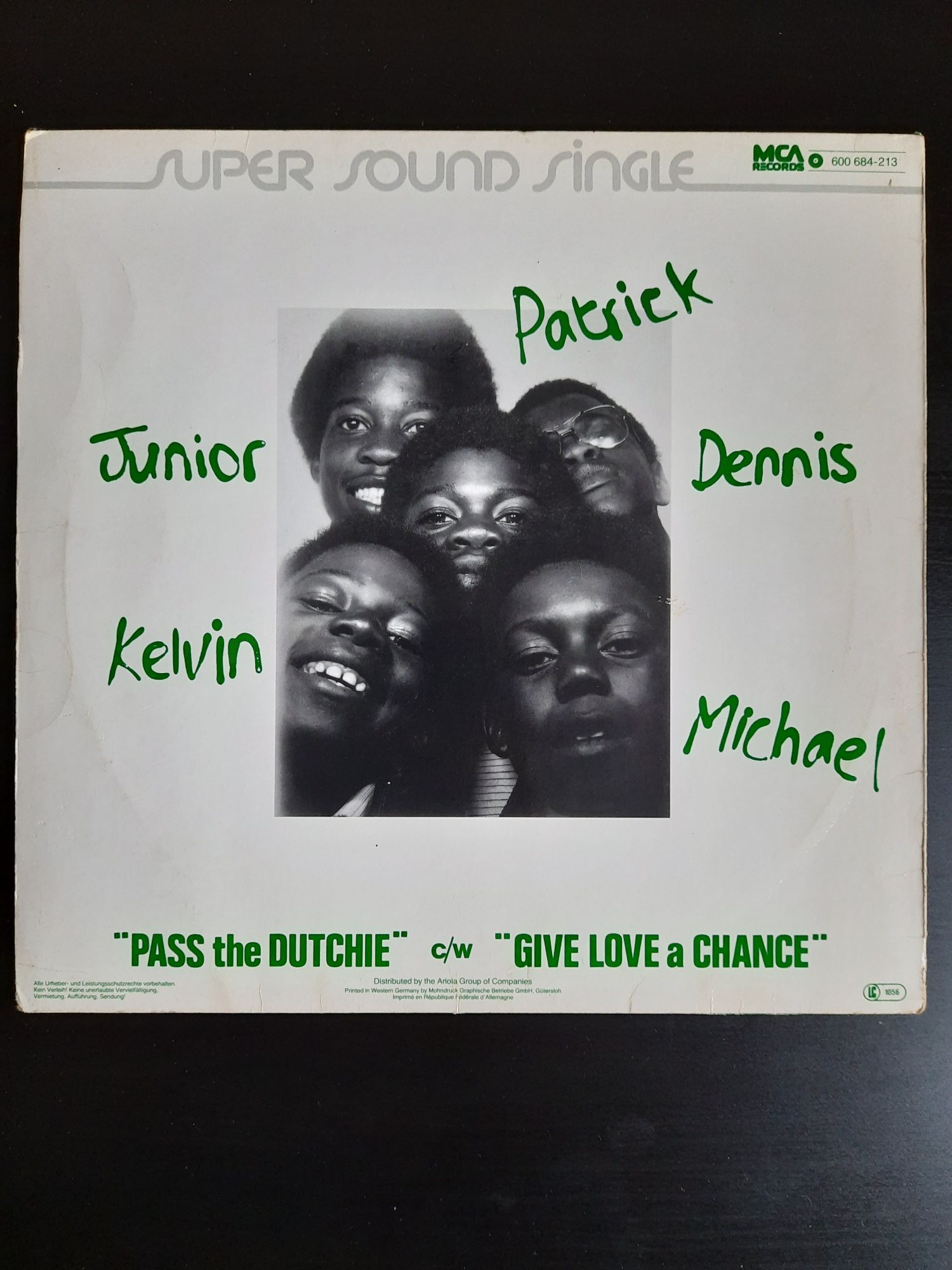 Musical Youth - Pass the Dutchie (12'', 45 RPM) - winyl, single