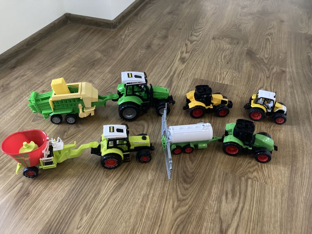 Traktory do zabawy.