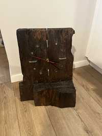 Drewniany zegar stojacy lub wiszący